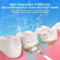 USB Rechargeable Sonic Electric Toothbrush 3 in 1 Tartar Removal and Teeth Whitening with Replaceable Brush Heads for Optimal