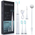USB Rechargeable Sonic Electric Toothbrush 3 in 1 Tartar Removal and Teeth Whitening with Replaceable Brush Heads for Optimal